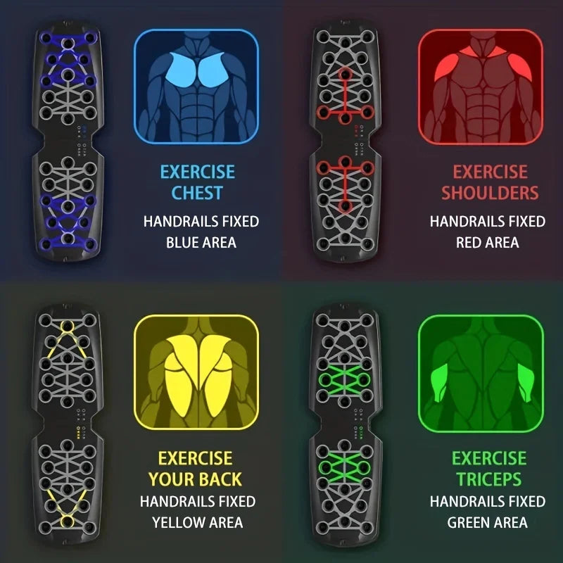 Tabla multifunción para flexiones